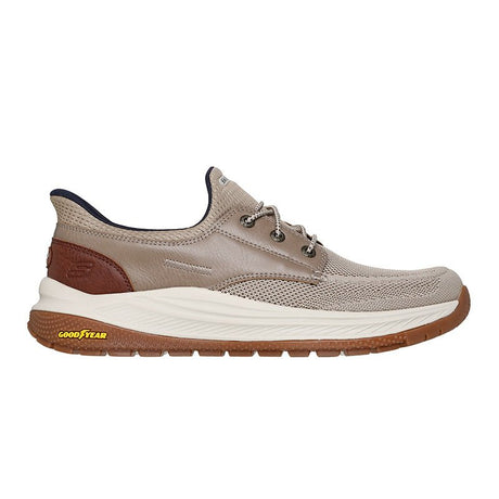 Skechers slip - in herresko - Beige - Seniorshop