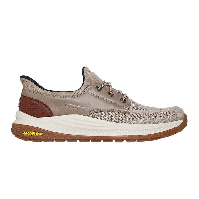 Skechers slip - in herresko - Beige - Seniorshop