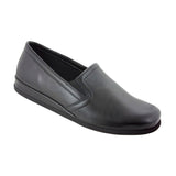 Rohde hjemmesko i skind - Sort - Seniorshop