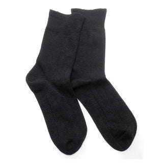Bambus diabetesstrømper - Sorte - Seniorshop