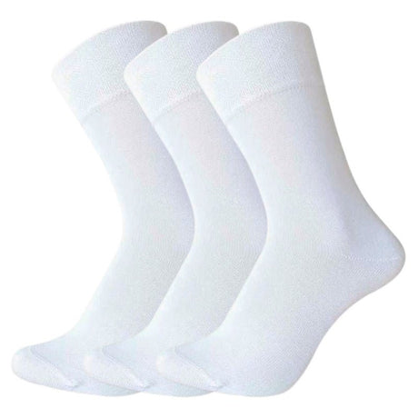 Bambus diabetesstrømper - Hvide - Seniorshop