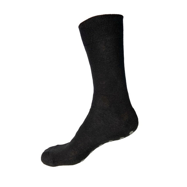 Skridsikre diabetesstrømper - Sort - Seniorshop