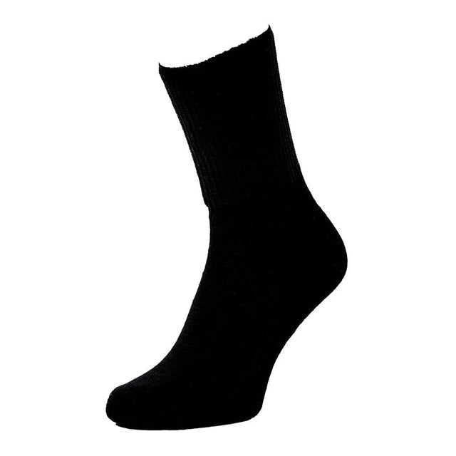 Kraftige diabetesstrømper - Sort - Seniorshop