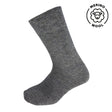 Diabetesstrømpe med merinould - Grå - Seniorshop