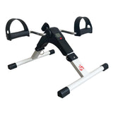 Foldbar digital pedaltræner - Hvid - Seniorshop