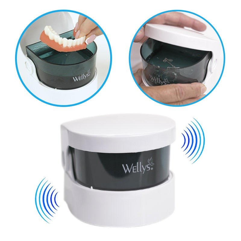 Automatisk rengörare för tandproteser och smycken