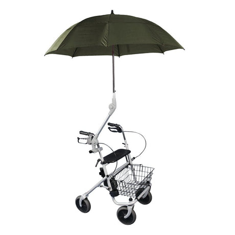 Paraply til rollator eller kørestol - Seniorshop