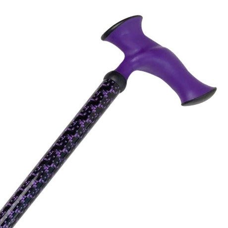 Anatomisk stok - Lilla mønster - Seniorshop