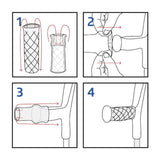 Skridsikre overtræk til krykker - Seniorshop