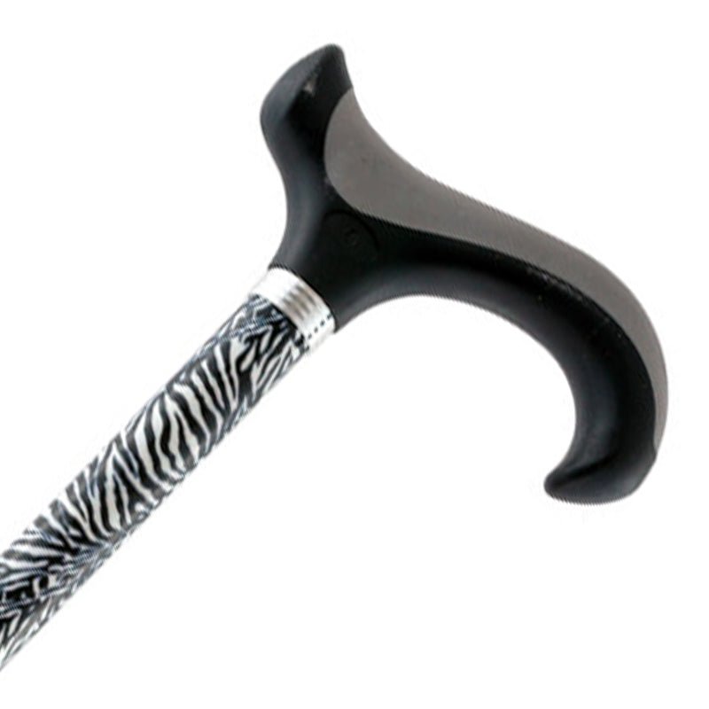 Käpp med justerbar höjd - Zebramönster