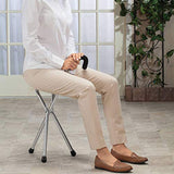 Klapstol - stok med sæde og 3 ben - Seniorshop