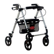Letvægts rollator - Sølv - Seniorshop