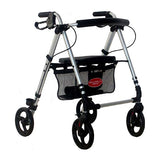 Letvægts rollator - Sølv - Seniorshop