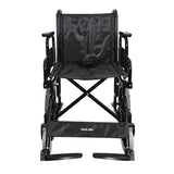 Komfortabel og foldbar transportkørestol - Seniorshop