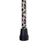 Käpp, hopfällbar, Leopardmönster