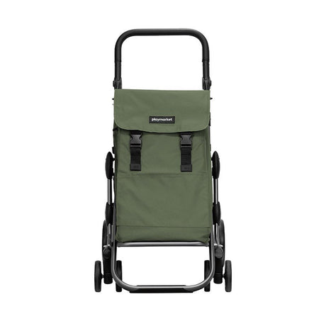 Go Plus indkøbsvogn med termorum - Oliven - Seniorshop