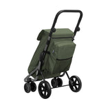 Go Plus indkøbsvogn med termorum - Oliven - Seniorshop