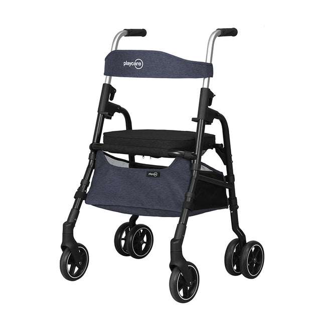 W05 rollator / indkøbsvogn - Blå