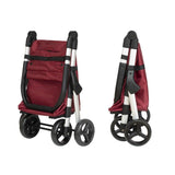 Muuvi Up indkøbsvogn - Rød - Seniorshop