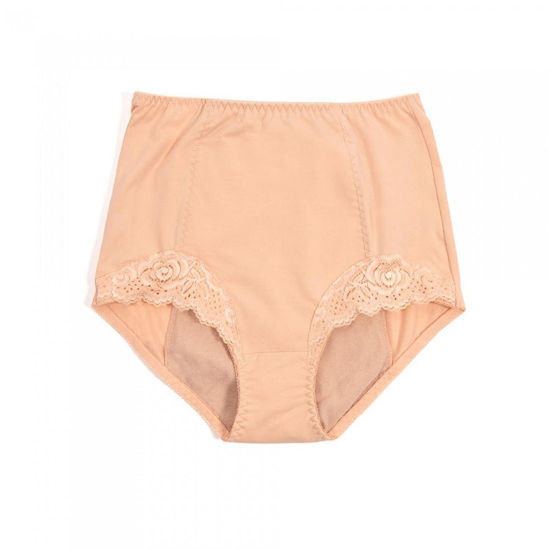Inkontinenstrosa med spets, Beige