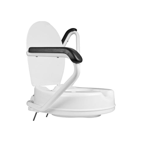 Toiletforhøjer med armlæn og låg - Seniorshop