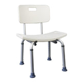 Badestol med ryglæn - Seniorshop