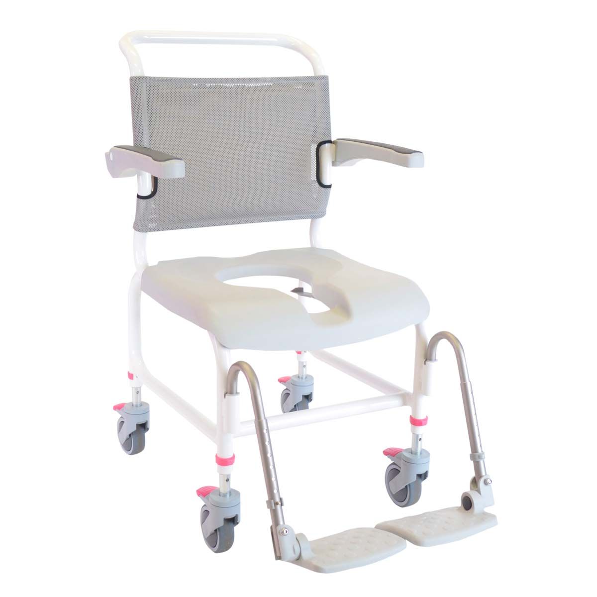 Lätt toalettstol / duschstol på hjul