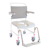 Let badestol / Toiletstol på hjul - Seniorshop