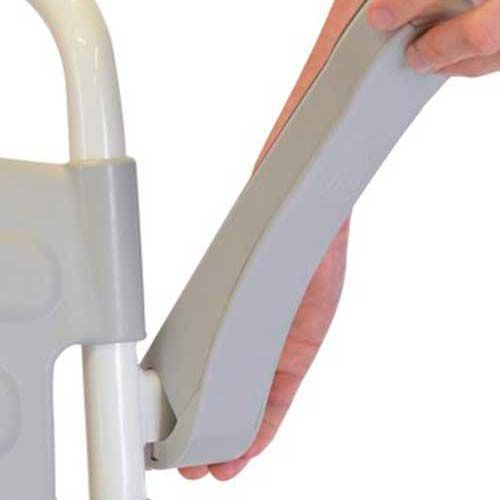 Lätt toalettstol / duschstol på hjul