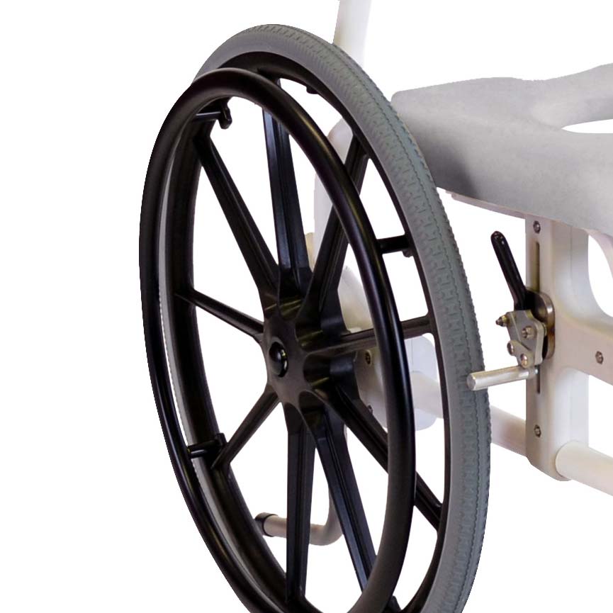 Drivhjul till toalettstol och duschstol