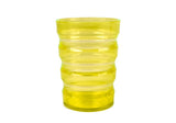 Räfflat glas - Gul