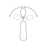 Vinkelbart bestik m. anti - slip - Seniorshop