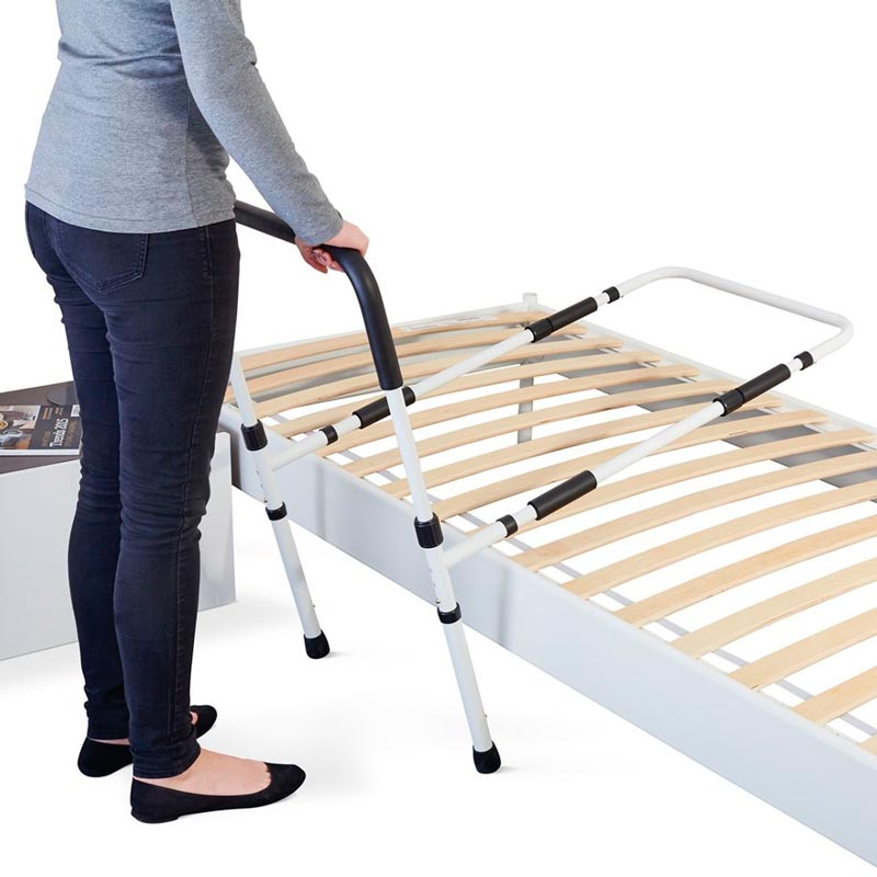 Sänghäst med golvstöd - Vit