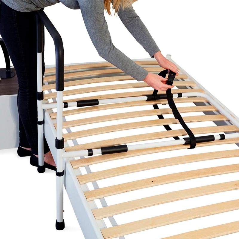 Sänghäst med golvstöd - Vit