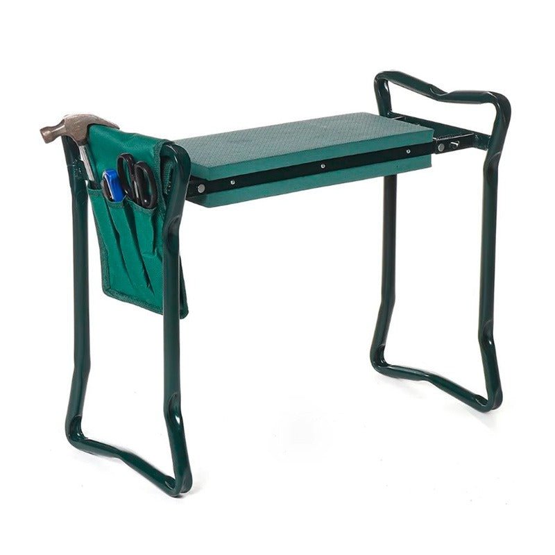 Trädgårdspall med knädyna - Hopfällbar