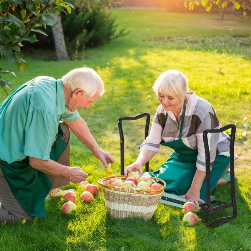 Trädgårdspall med knädyna - Hopfällbar