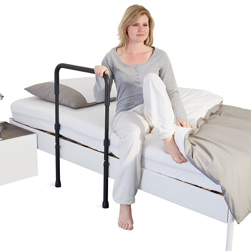 Sänghäst med golvstöd - Svart