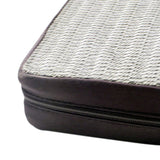 Siddepude med sort betræk - 50x42x5cm - Seniorshop