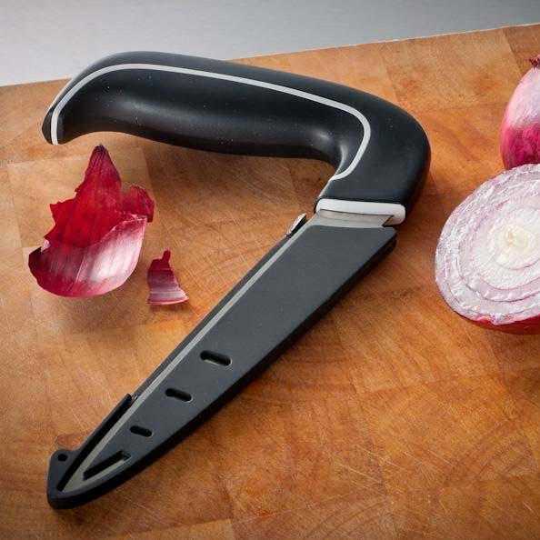Kökskniv, Ergonomiskt anti-slip grepp