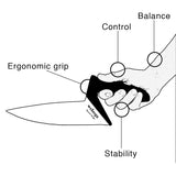 Ergonomisk universal-/Grönsakskniv