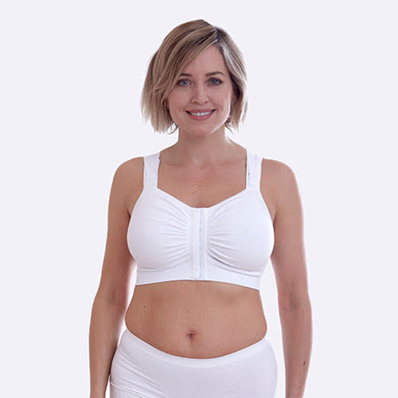 Hvid postoperativ BH - Mirabelle