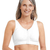 Hvid postoperativ BH - Emilia - Seniorshop