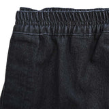 Jeans med resår i midjan, Koksgrå/svart