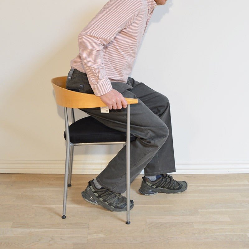 Byxor med resår i midjan, Grå