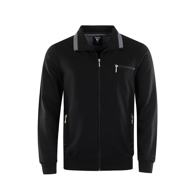 Cardigan med dragkedja, Svart