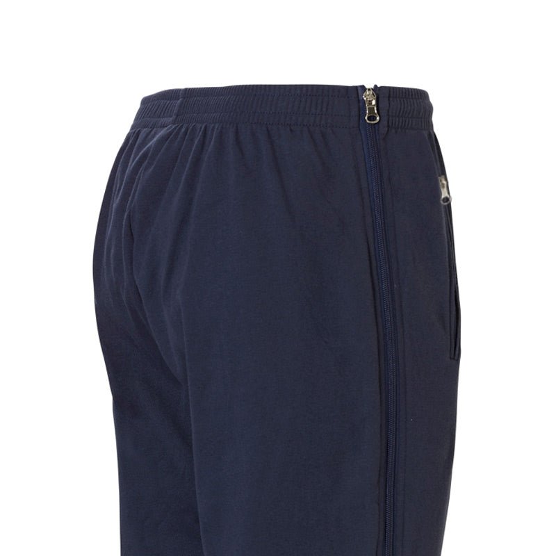 Joggingbyxor med dragkedja - Blå