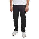 Bukser med 4 - vejs lynlås - Sort - Seniorshop