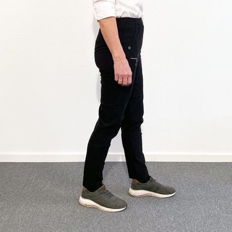 Dambyxor med resårkant - Svart