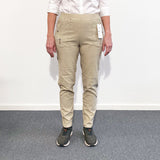 Dambyxor med resår i midjan, Beige