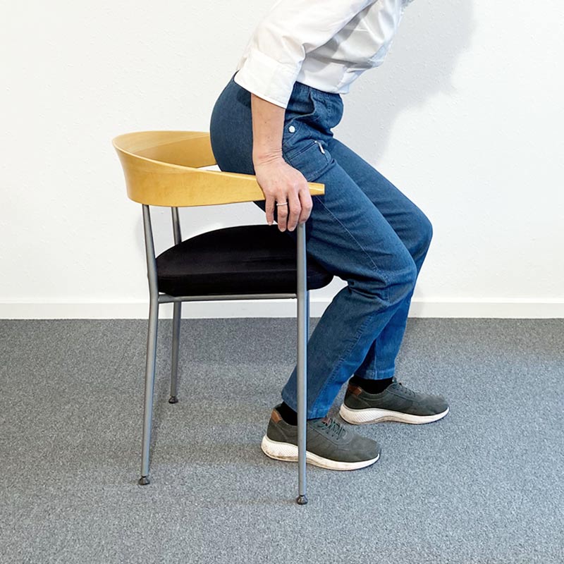 Dambyxor med resår i midjan, Blå denim